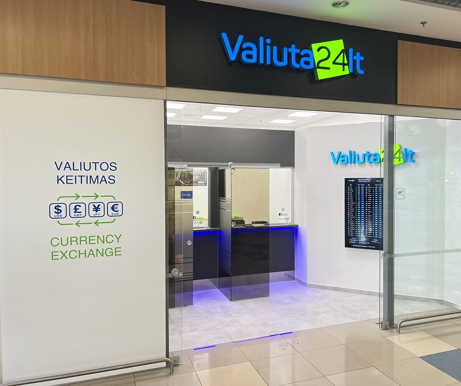 Klaipėdoje pradėjo veikti penktoji „Valiuta24.lt“ valiutos keitykla Lietuvoje